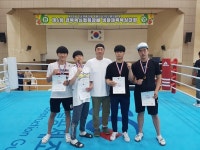 영덕 강구정보高 복싱동아리`뻔치` 4체급 우승