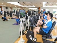 포철 체력단련장， 최신 운동기구 전면 교체 운영