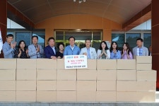 의성 영농조합법인 우일농산， 사랑의 컵 떡국 기탁