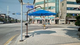 문경시,  무더위 시민안전 배려행정 11개소에 `그늘막 쉼터` 추가 설치