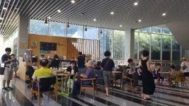 구미에코랜드 산림문화관， 무더위 쉼터로 인기 만점