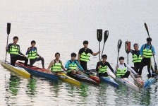 깨끗한 수질·천혜의 환경·선수들 편의 제공… 안동카누·조정센터， 청소년 전지훈련 `북적`