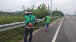 김천 아포읍 새마을, 추석맞이 연도변 정비 구슬땀