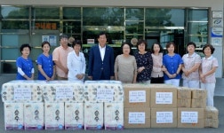 최영조 경산시장， 동오요양원 방문 종사자 격려