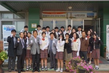 울진고등학교， 마음성장학교 간담회·현판식