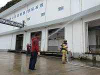 울릉119，대형화재 예방 공장 현장 지도
