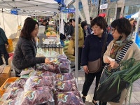 예천 호명면 농·특산물 직거래장터 `성황`