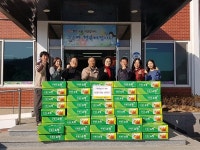 상주 이안농장 곽홍기 대표， 사과 50박스 기부