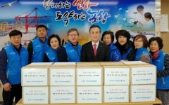 포항 용흥동 지역사회보장협의체, 설 맞이 소외이웃에 `명절 음식` 나눔