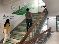 영천시보건소, 건강습관 정착 `건강계단` 조성