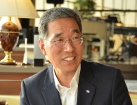 김주영  한국노동조합 총 연맹 위원장 ˝한국노총, 우리나라 `제1노총`의 위상 확고히 다지겠다˝