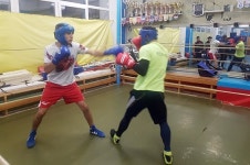 러시아 볼소이까멘시 복싱선수단, 영주서 합동 전지훈련·우의 다져