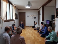김상우 경산 남천면장, 경로당 어르신과 소통