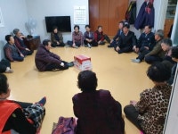 경주성건동행정복지센터, 경로당 방문 새해인사 나눠