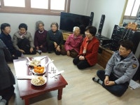 영천 자양면, 경로당서 세배 인사·시정 홍보