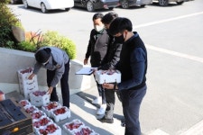 의성署, 침체된 경제 살리기 전통시장 농산물 판매 `동참`