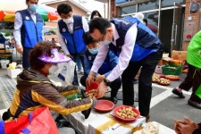 월성본부, 양북시장 전통시장 장보기 행사