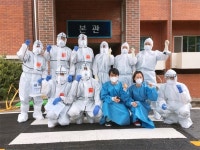 대구 건강관리協, 생활치료센터 의료단 4차 파견