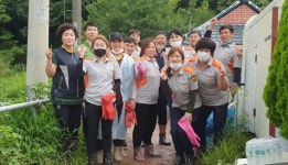 영덕 영해면 의용소방대, 성내·벌영리 침수피해가구 복구지원 `훈훈`