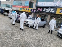 특수임무유공자회 경북지부, 신학기 맞이 코로나19 방역봉사