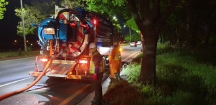 대구시설공단, 장마철 대비 신천대로 우수시설물 정비