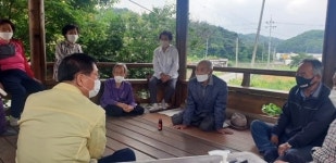양광환 청통면장, 경로당 28곳 방문 방역수칙 안내
