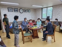 김동필 경산 동부동장, 경로당 복지현황 청취