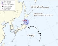 [오늘 및 내일날씨] 토요일 전국 비, 제8호 태풍 네파탁 일본 센다이 상륙!