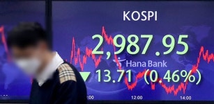 코스피, 외인·기관 매도세에 3000선 아래로… 2980선 하락마감