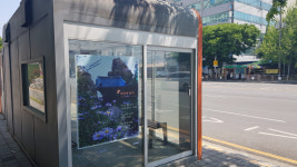 구미시 버스승강장 속 인문감성 향기 솔솔