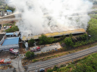 의성소방서, 소방드론 투입해 신속한 화재 진압