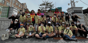 경산시자원봉사센터·가스공사대경본부, 어린이 보행 안전 캠페인 진행