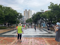 경산시 압량읍, 신대부적 1어린이공원 바닥분수 운영