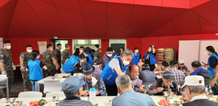 포항 청림동 지역사회보장협의체, 어르신들에게 시원한 냉면 봉사