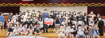 대구동평초 5학년 3·4, 모금액 적십자사에 기부