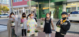 대해초등학교, 야생화와 손 편지로 독거노인들께 소확행 선물을