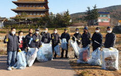 경주 보덕동 통장협의회, 신평천 일대서 환경정비 활동 전개