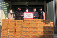 경주화랑문화재연구원, 용강동행정복지센터에 후원물품 기탁