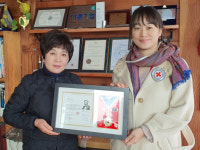 경산 대성목재산업, 적십자 회원유공장 명예장 수상