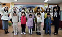 영천 거여초, 입학식 개최...유치원 4명, 초등 5명 첫 걸음