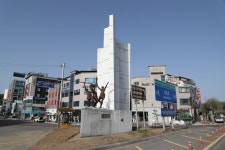 안동시, 옛안동역 앞 교차로 개선...승공탑 이전