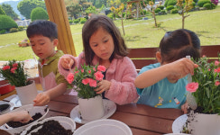 경산용성초등학교병설유치원, 카네이션 화분 만들기 체험