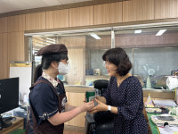 선덕여고 특수교육대상학생, 스승의날 맞아 직접 내린 커피 전달