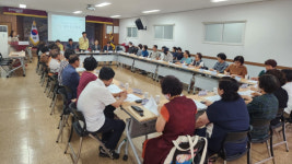포항 송도동행정복지센터, 태풍 ‘카눈’ 대비 긴급 통장회의