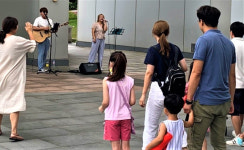 버스킹 만끽하고 버스킹에 도전도 하고