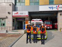 문경소방서 구급차에서 새 생명 탄생