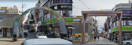 경주 중심상가 홍보아치 새단장 마쳐