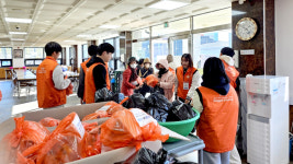 동국대학교 WISE캠퍼스 경영학과 봉사단 무료급식 봉사