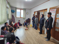 서은숙 경주시 황남동장, 설맞이 15개 마을 경로당 방문인사