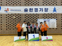 경북도여성장애인복지관 진양숙 선수, 경북장애인체육대회 슐런 종목 금·은메달 획득